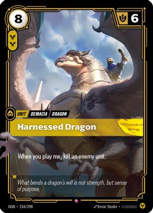 Harnessed Dragon (OGN-234) (Foil)
