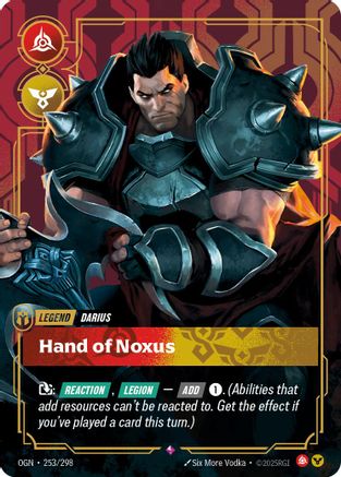 Darius - Hand of Noxus (OGN-253) (Foil)