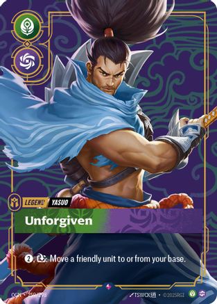 Yasuo - Unforgiven (OGN-259) (Foil)
