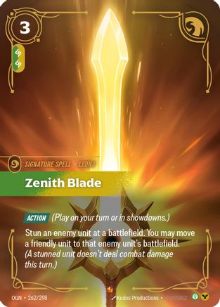 Zenith Blade (OGN-262) (Foil)