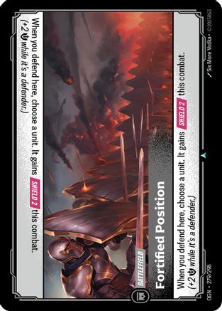 Fortified Position (OGN-279) (Foil)