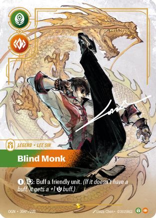 Lee Sin - Blind Monk (Signature) (OGN-304*) (Foil)