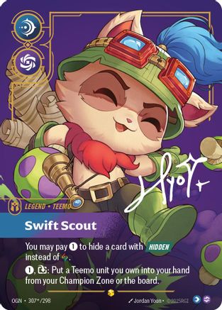 Teemo - Swift Scout (Signature) (OGN-307*) (Foil)