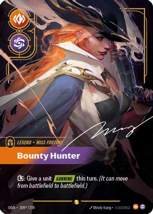 Miss Fortune - Bounty Hunter (Signature) (OGN-309*) (Foil)