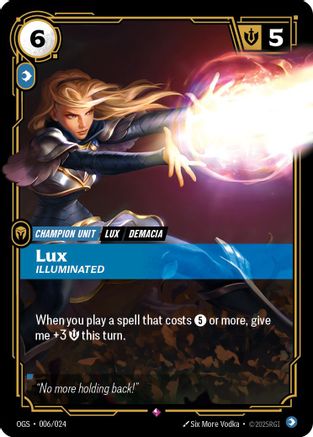 Lux - Illuminated (OGS:PG-006) (Foil)