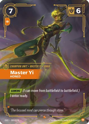 Master Yi - Honed (OGS:PG-009) (Foil)