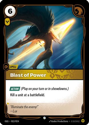 Blast of Power (OGS:PG-012) (Foil)