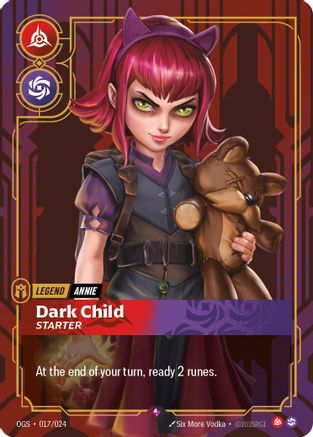 Annie - Dark Child (Starter) (OGS:PG-017) (Foil)