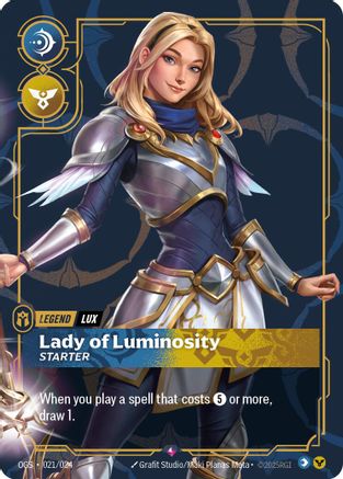 Lux - Lady of Luminosity (Starter) (OGS:PG-021) (Foil)