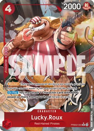 Lucky.Roux (Alternate Art) (PRB02-003) (Foil)