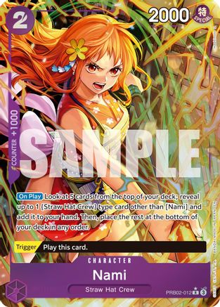 Nami (Alternate Art) (PRB02-012) (Foil)