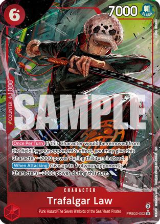 Trafalgar Law - PRB02-002 (Alternate Art) (PRB02-002) (Foil)