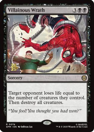 Villainous Wrath (PRE-074) (Foil)