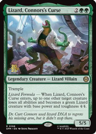 Lizard, Connors's Curse (PRE-106) (Foil)