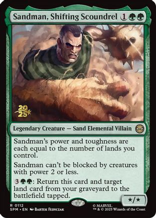 Sandman, Shifting Scoundrel (PRE-112) (Foil)