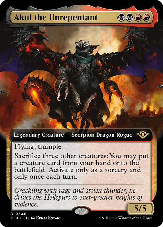 Akul the Unrepentant (OTJ-346) (Extended Art)