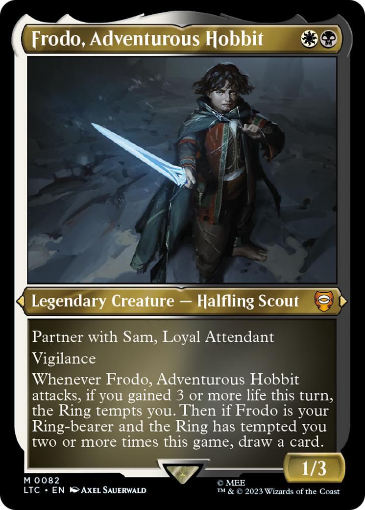 Frodo, Adventurous Hobbit (LTC-082) (Display Commander) (Etched Foil)