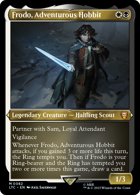 Frodo, Adventurous Hobbit (LTC-082) (Display Commander) (Etched Foil)
