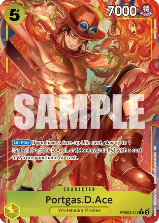 Portgas.D.Ace - PRB02-018 (Alternate Art) (PRB02-018) (Foil)
