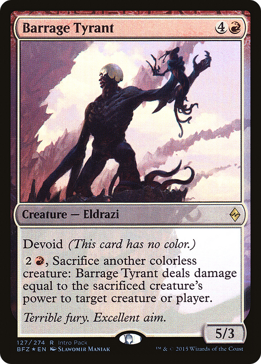 Barrage Tyrant (UMP-127) (Foil)