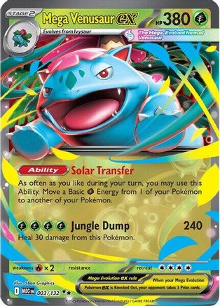 Mega Venusaur ex (MEG-003) (Holofoil)