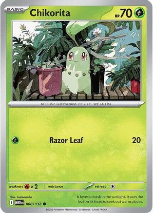 Chikorita (MEG-008) (Reverse Holofoil)