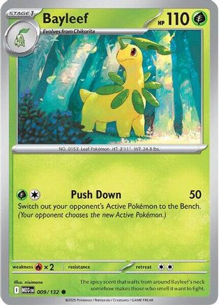Bayleef (MEG-009) (Reverse Holofoil)