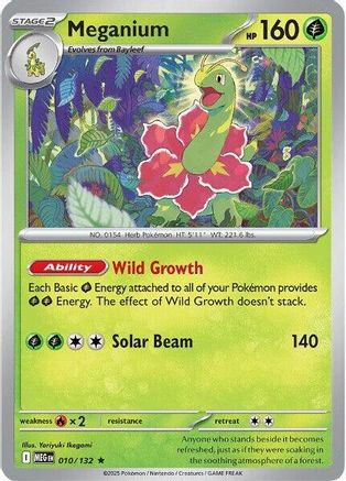 Meganium (MEG-010) (Reverse Holofoil)