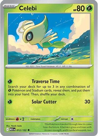 Celebi (MEG-012) (Reverse Holofoil)
