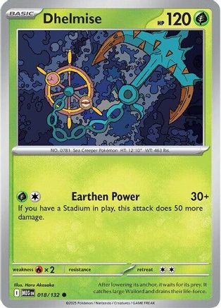Dhelmise (MEG-018) (Reverse Holofoil)