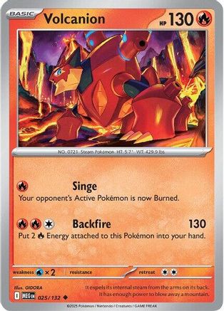 Volcanion (MEG-025) (Reverse Holofoil)