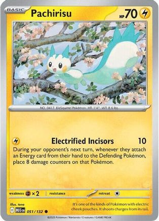 Pachirisu (MEG-051) (Reverse Holofoil)