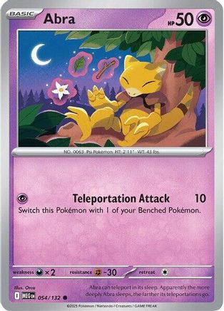 Abra (MEG-054) (Reverse Holofoil)