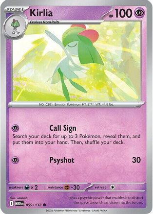 Kirlia (MEG-059) (Reverse Holofoil)