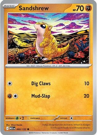 Sandshrew (MEG-068) (Reverse Holofoil)