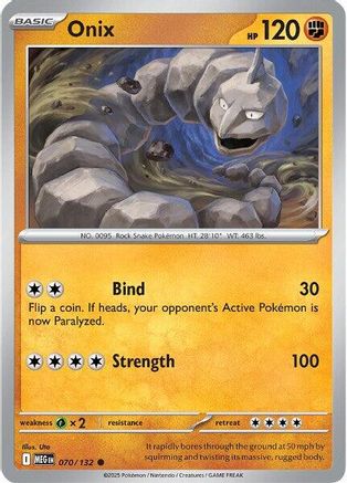 Onix (MEG-070) (Reverse Holofoil)