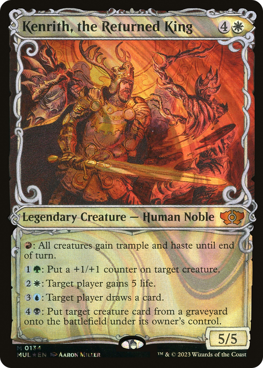 Kenrith, the Returned King (MUL-134) (Showcase) (Halo Foil)