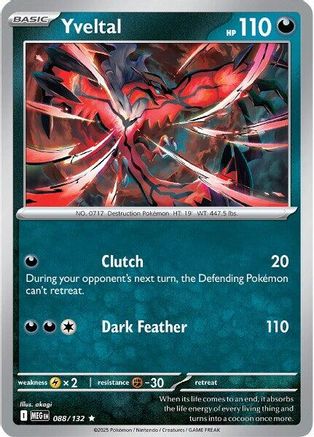 Yveltal (MEG-088) (Reverse Holofoil)