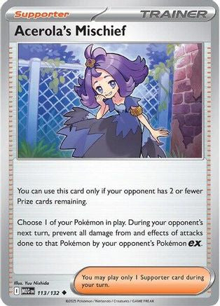 Acerola's Mischief (MEG-113) (Reverse Holofoil)
