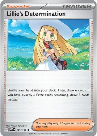 Lillie's Determination (MEG-119) (Reverse Holofoil)
