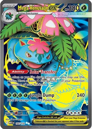 Mega Venusaur ex (MEG-155) (Holofoil)