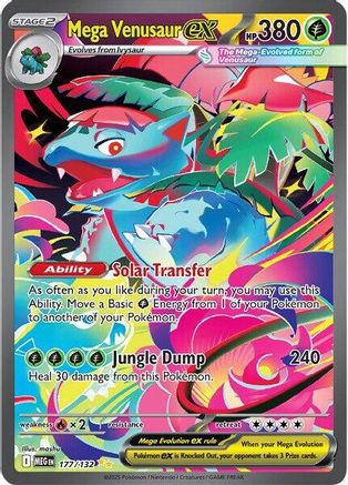 Mega Venusaur ex (MEG-177) (Holofoil)