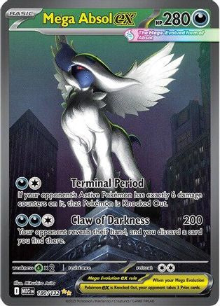Mega Absol ex (MEG-180) (Holofoil)
