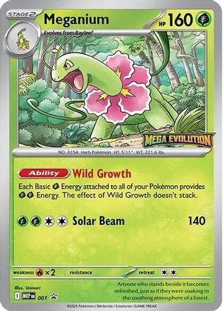 Meganium (MEP-001) (Holofoil)