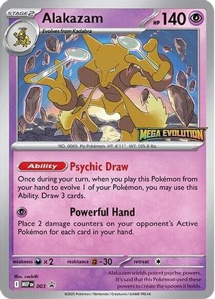 Alakazam (MEP-003) (Holofoil)