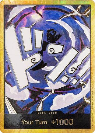 DON!! Card (GEAR5 Luffy) (Gold) (PRB-02) (Foil)