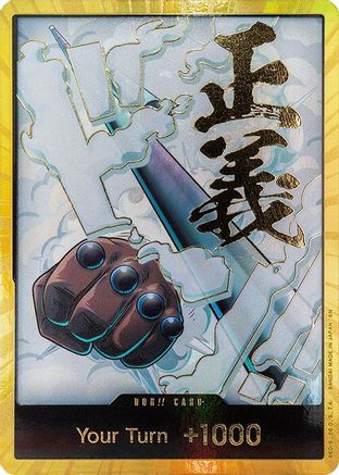 DON!! Card (Smoker) (Gold) (PRB-02) (Foil)