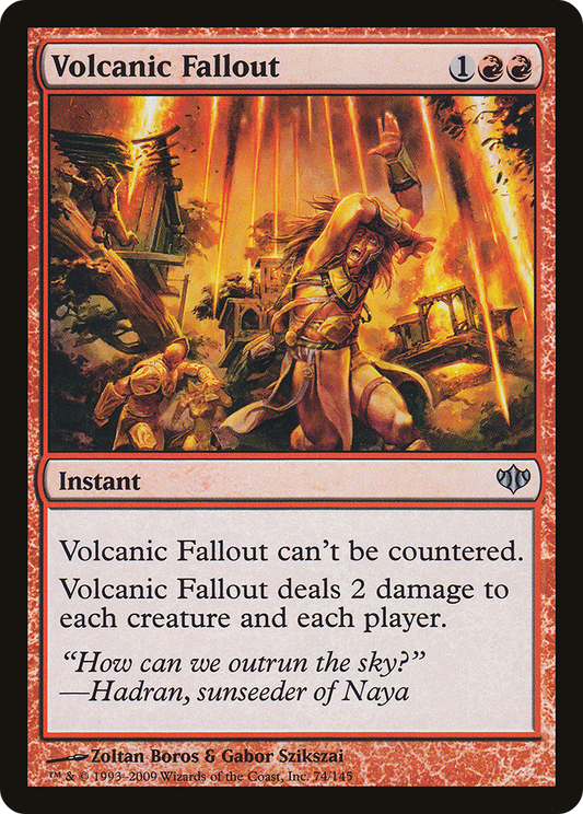 Volcanic Fallout (CON-074) (Foil)