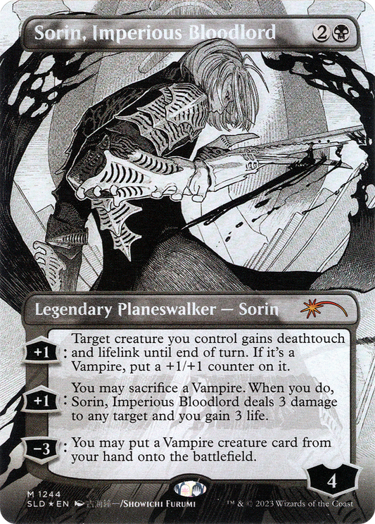 Sorin, Imperious Bloodlord (SLD-1244) (Borderless) (Foil)