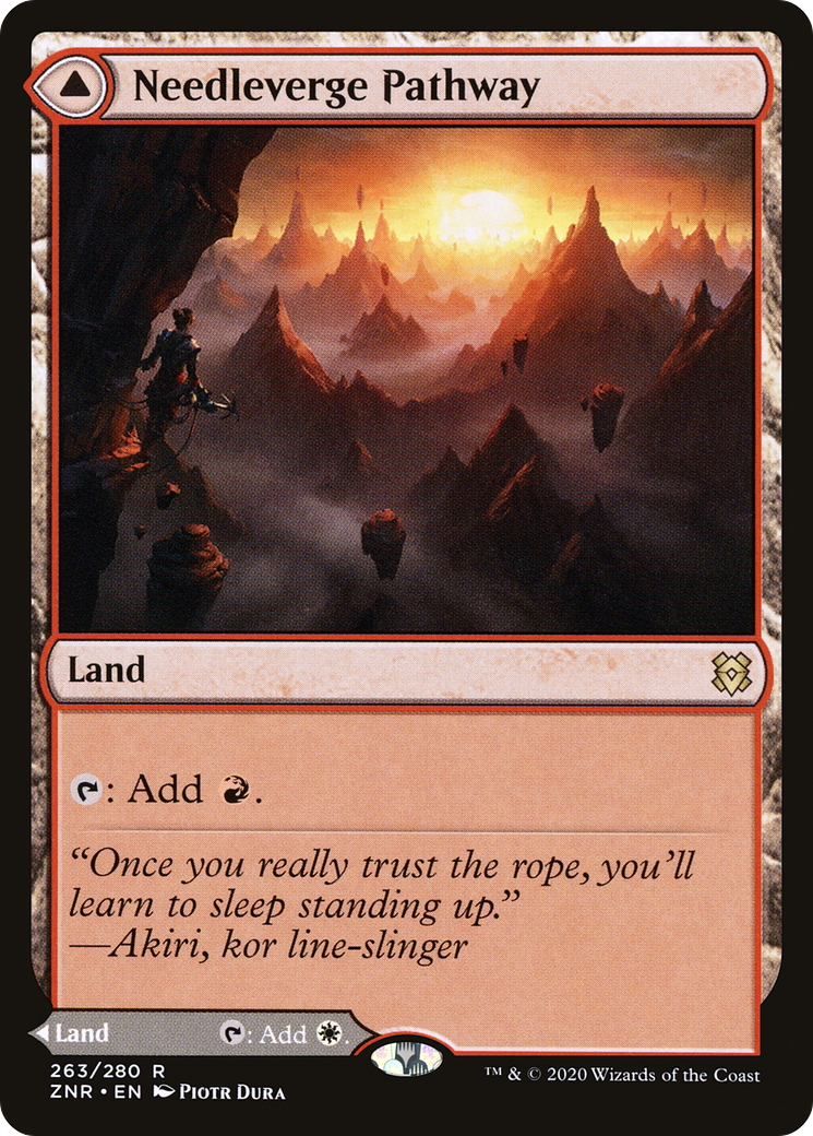 Needleverge Pathway // Pillarverge Pathway (ZNR-263) (Foil)